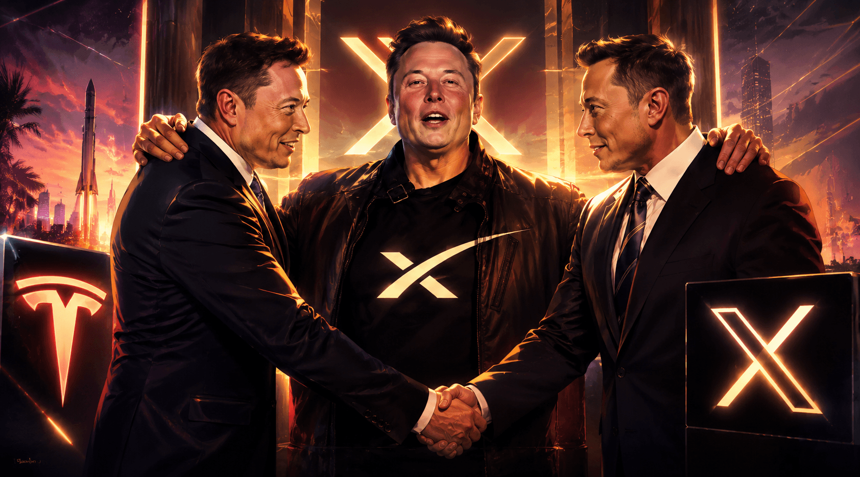 SpaceX e Tesla podem se fundir? Um comentário reacendeu o rumor mais antigo do império Musk.