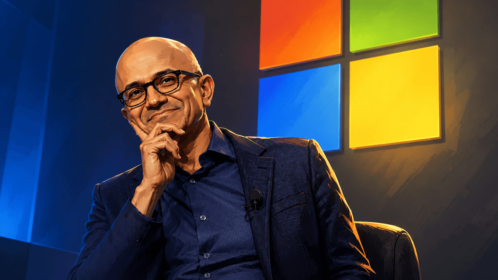 CEO da Microsoft muda discurso e desafia gigantes da IA